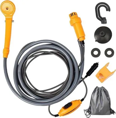 Produktbild von Reise-Dusche, 12V, tragbar, oplaadbaar, für Camping