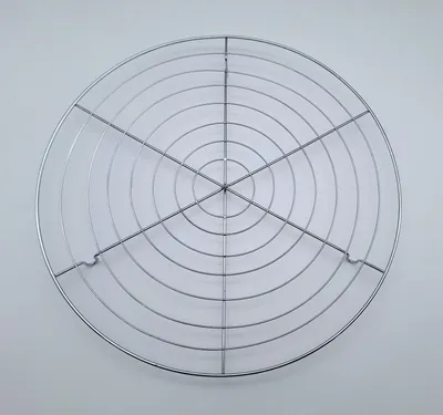 Produktbild von Kuchengitter Tortenkühler - Rund 32 cm - Abkühlgitter Kuchendraht verchromt