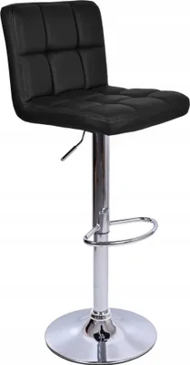 Obrázok produktu pre Kuchynský Bar Hocker Otočná Barová Stolička Loft Stool Čierna Loft