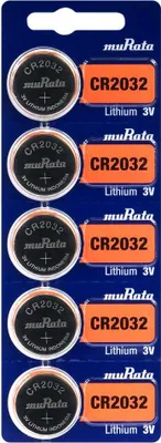 Produktbild von 5 x Mini-Lithium-Batterie Murata CR2032