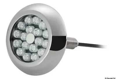 Produktbild von Unterwasserlicht 18 weiße LEDs mit Schrauben - Osculati 13.300.01