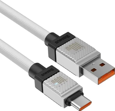 Produktbild von Baseus USB-A-auf-USB-C-Kabel 100 W, 1 m - Weiß