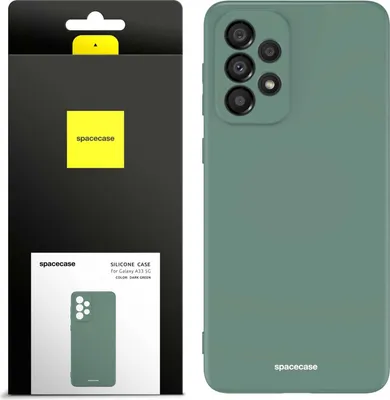 Image de Coque en silicone SPACECASE Coque en silicone pour Galaxy A33 5G Vert