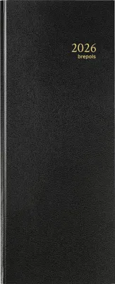 Image de brepols 0.111.1255.0160 brepols agenda journalier "Saturnus 0.111" 2026, noir