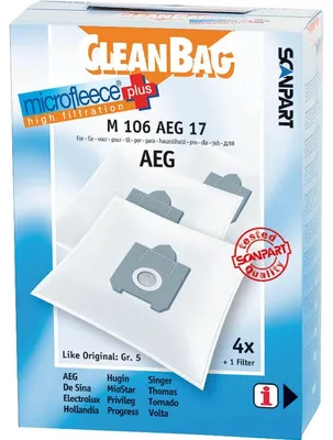 Image de CLEANBAG Micropolaire+ Sac à poussière AEG Gr.5 4+1