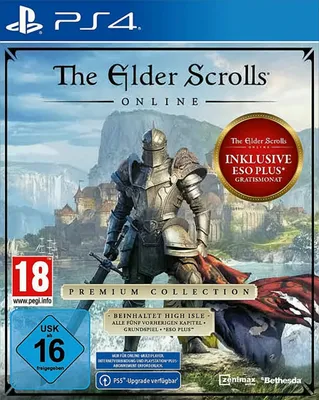 Produktbild von Bethesda The Elder Scrolls Online: Premium Collection, PlayStation 4, Multiplayer-Modus, M (Reif)