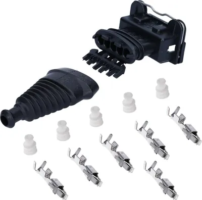 Produktbild von KALI-1305B AMP JPT Buchsenset 5-polig 1,0-2,5mm² mit Gummitülle