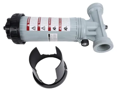 Image de Distributeur automatique de chlore pour piscine, en plastique, intégré en ligne, pour piscines intérieures et extérieures, spas et jacuzzis