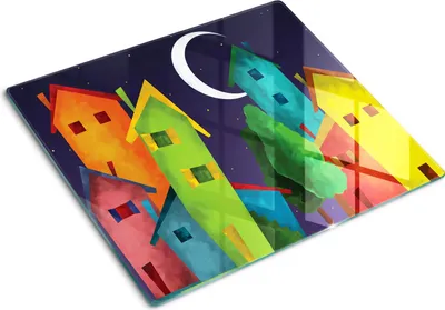 Imagen del producto de Placa de vitrocerámica para encimera, 60x52 cm. Protector de salpicaduras, placa de vitrocerámica, tabla de cortar