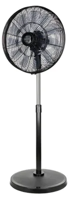 Produktbild von CASAFAN AIROS ECO SILENT SW Standventilator 90 W (L x B x H) 295 x 514 x 1350 mm Schwarz mit Fe