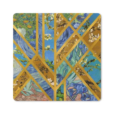 Produktbild von MuchoWow® Mauspad Mousepad Van Gogh - Alte Meister - Kunst 20x20 cm - Mousepads - Maus Mat - Pad - Mausunterlage - Desk Mat - Bureauartikeln
