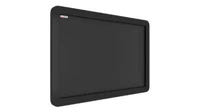 Zdjęcie produktu dla Tablica kredowa czarna 90x60 cm rama drewniana smartphone czarna