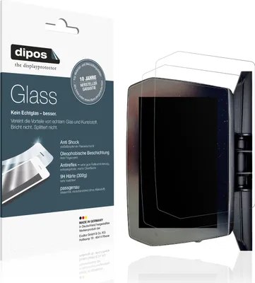 Produktbild von 2x Schutzfolie für Voge 625 DSX matt - Anti-Shock 9H Folie dipos Glass Kunststoffglas
