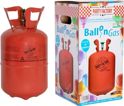 Immagine prodotto di Bombola elio monouso 30 palloncini - 0,25 ccm gas per palloncini