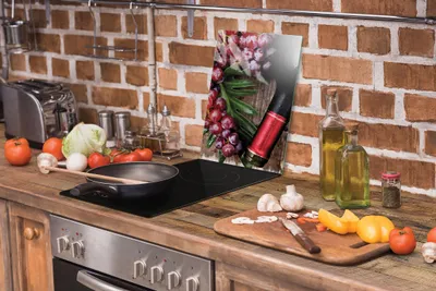 Obrázok produktu pre Sklenená Doska Na Krájanie 35X52 Víno