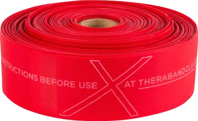 Produktbild von TheraBand Fitnessband "CLX", 22 m Rolle, Rot, Mittel