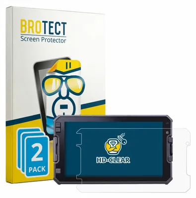 Produktbild von 2x Für DMD NOR7E 7" Schutzfolie BROTECT Displayschutz Display Schutz Folie Klar Transparent