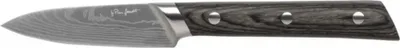 Image de LAMART LT2101 Couteau à éplucher, lame très tranchante et manche ergonomique, acier inoxydable, packawood, argent / noir, longueur de lame 9 cm, lame 20 cm