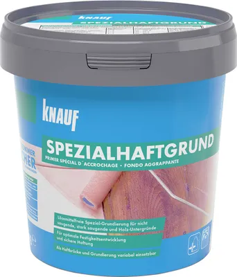 Produktbild von Knauf Spezialhaftgrund Grundierung lösemittelfrei für Wand & Boden, Innen & Außen, 1 kg