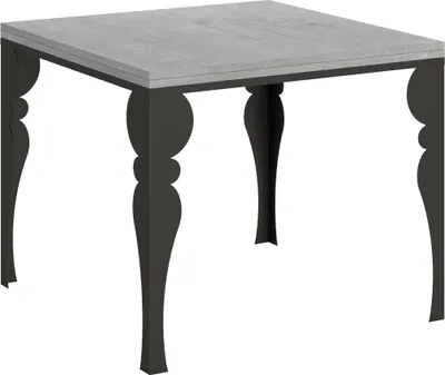 Zdjęcie produktu dla ITAMOBY - Stół rozkładany jak książka 90/180x90 cm Paxon Libra cementu rama w kolorze antracytu