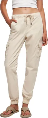 Produktbild von Urban Classics High Waist Cargohose Beige M Frau Beige M