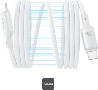 Immagine prodotto di Baseus PicoGo Cavo magnetico da USB-C a USB-C da 1 m, bianco