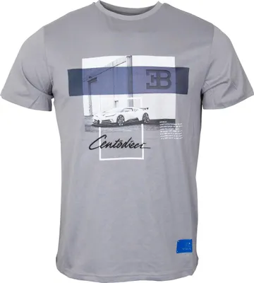 Produktbild von Bugatti T-Shirt "Centodieci" - grau