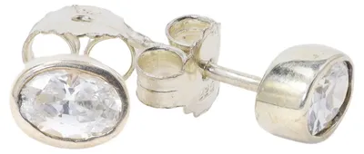 Produktbild von MIAMAR 1173638 Damen Ohrstecker Sterling-Silber 925 Silber Weiß