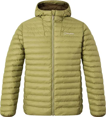 Hellgrüne Berghaus Vaskye Jacke mit Kapuze und durchgehendem Reißverschluss