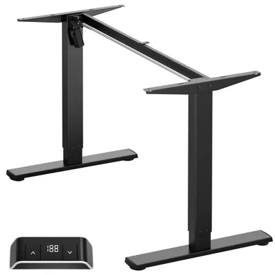 Obrázok produktu pre Elektricky nastaviteľný písací stôl – výška 71-118 cm – moderný stojací/sediaci stôl