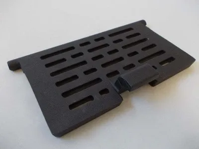 Produktbild von Ofenrost 11 x 18 cm (mit Nasen) als Klapprost, Kaminrost Guss