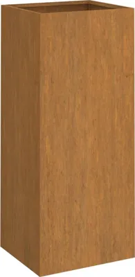 Zdjęcie produktu dla Donica, 32x29x75 cm, stal kortenowska