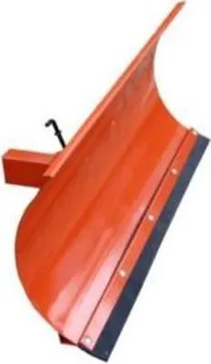 Produktbild von Räumschild Universal Schneeschild für Einachser / Rasentraktor Orange 100x40 cm