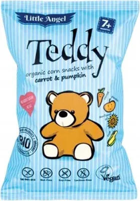 Produktbild von Little Angel Karotten- und Kürbis-Mais-Chips 30 g