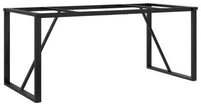 Obrázek produktu pro vidaXL Rám jídelního stolu ve tvaru O 160x80x73 cm ocelový