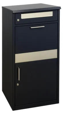 Image de Boîte aux lettres - Boîte aux lettres murale - Boîte aux lettres pour colis - Boîte postale - Boîte aux lettres - Autoportante - Avec compartiment pour colis