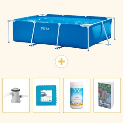 Obrázok produktu pre Obdĺžnikový bazén s rámom – 220x150x60 cm – 5-dielny – model SCB130