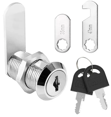 Obrázek produktu pro Zámek pro poštovní schránku, 20 mm, zámek do zásuvky, zámky do skříněk na nářadí, včetně klíčů