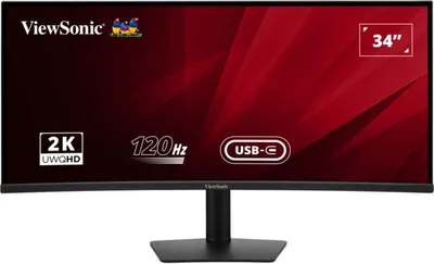 Viewsonic VA VA3420C LED display 86,4 cm (34") 3440 x 1440 Pixel UltraWide Quad HD Schwarz