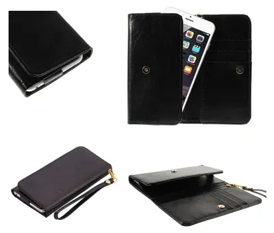 Image de Étui en cuir synthétique premium pour smartphones