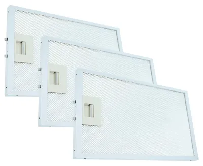 Produktbild von vhbw 3x Filter Metallfettfilter Ersatz für Elica GRI0009219A, KIT0010805, 93952919 für Dunstabzugshaube - 30,4 x 26,8 x 1,2 cm, Metall