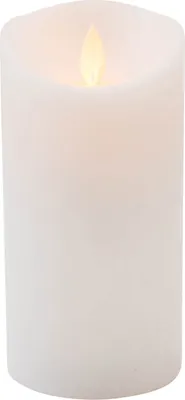 Produktbild von Coen Bakker LED Kerze weiß bewegliche Flamme 7,5x15cm 6/18h Timer shabby rustikal