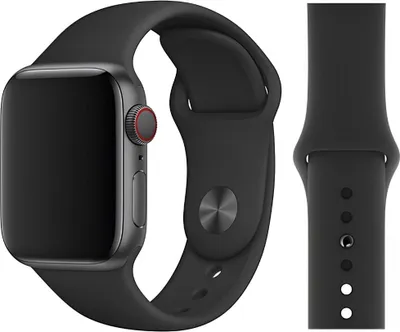 Produktbild von Original Apple Sport Armband S/M + M/L 38/40/41mm MJ4F2ZM/A Black 1. Gen Gut