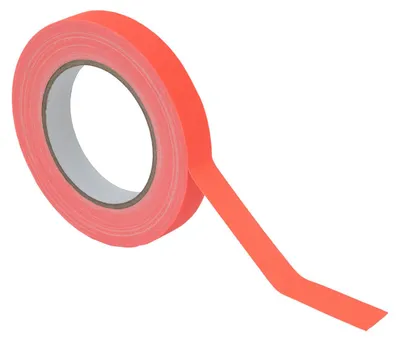 Produktbild von ACCESSORY Gaffa Tape 19mm x 25m neonorange UV-aktiv