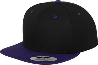 Immagine prodotto di Yupoong 2 Tone Snapback Cap schwarz/violett Uni