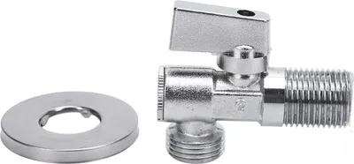 Produktbild von Winkelabsperrventil Messing 1/4 Vierteldrehung G1/2 Zoll Einlass Auslass Wasserabsperrung für Waschbecken Badezimmer Toilette Küchenarmatur