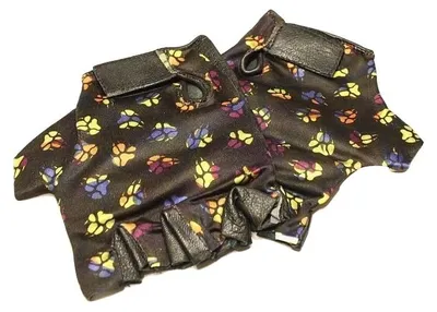 Produktbild von Force Fahrradhandschuhe Kurzfinger Leder Herren Damen L Schwarz