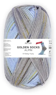 Produktbild von Pro Lana Golden Socks ALPIN STRETCH 100 g 4-fach Sockenwolle 400 m Farbe 469.09
