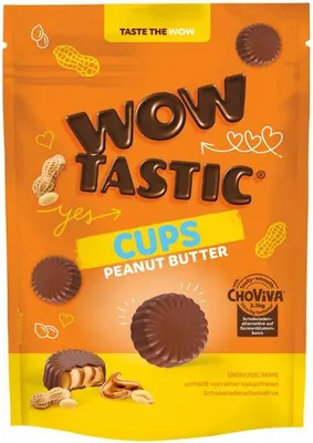 Produktbild von Wow Tastic Peanut Butter Cups ChoViva 110g