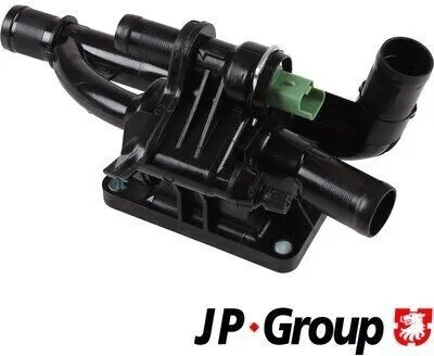 Produktbild von JP GROUP Thermostatgehäuse 1514501000 für FORD Fiesta Mk6 Schrägheck (JA8, JR8) 0,45213kg